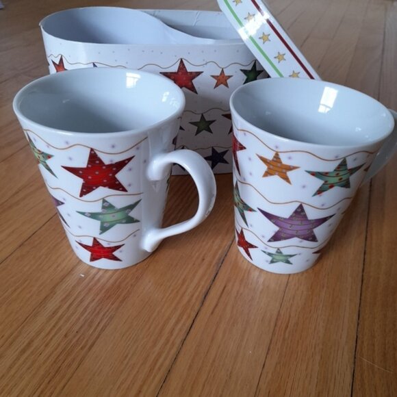 Ace Gift Collection Star Mug Set and Box New - Picture 1 of 2